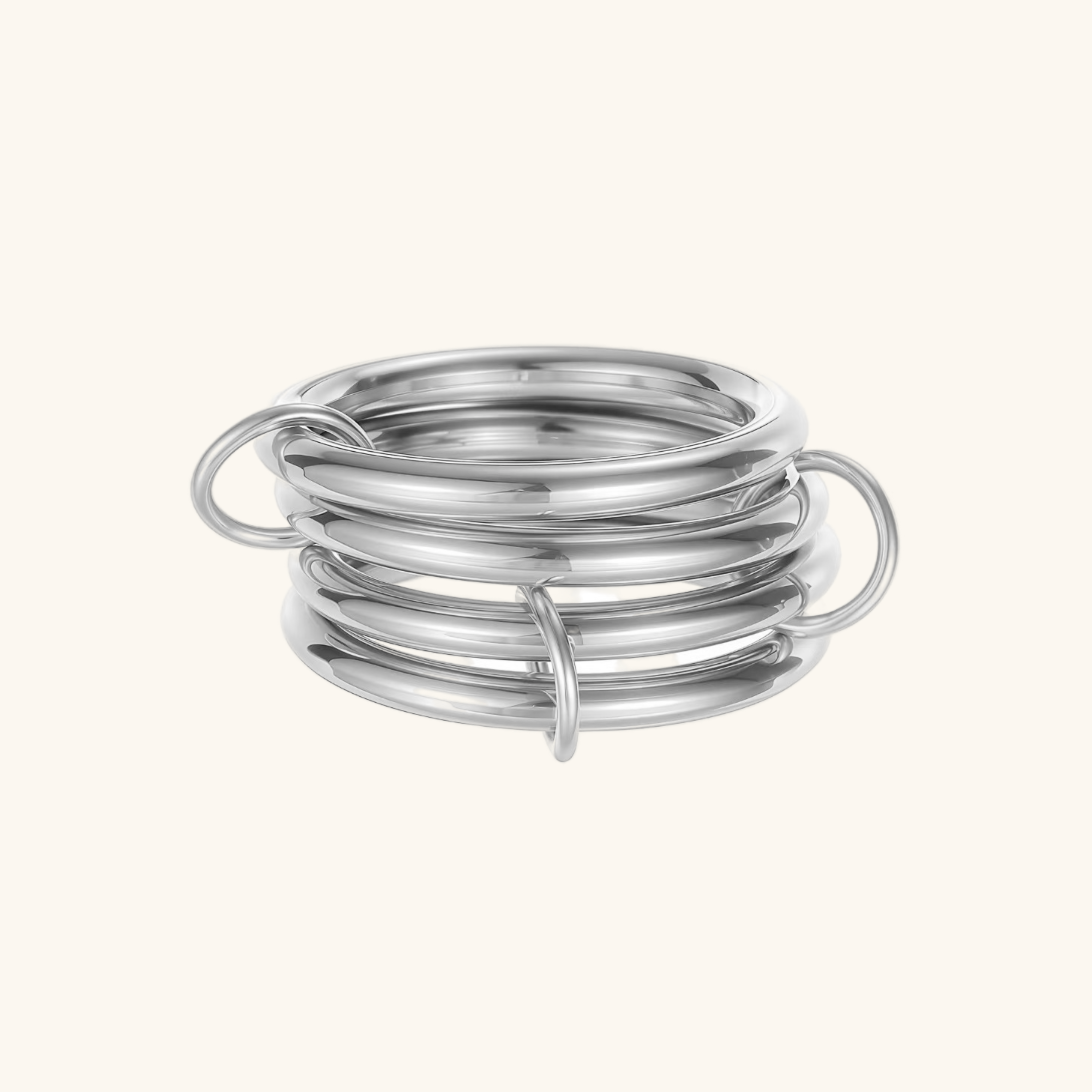 Alexandria Two-Tone Stacked Ring Image