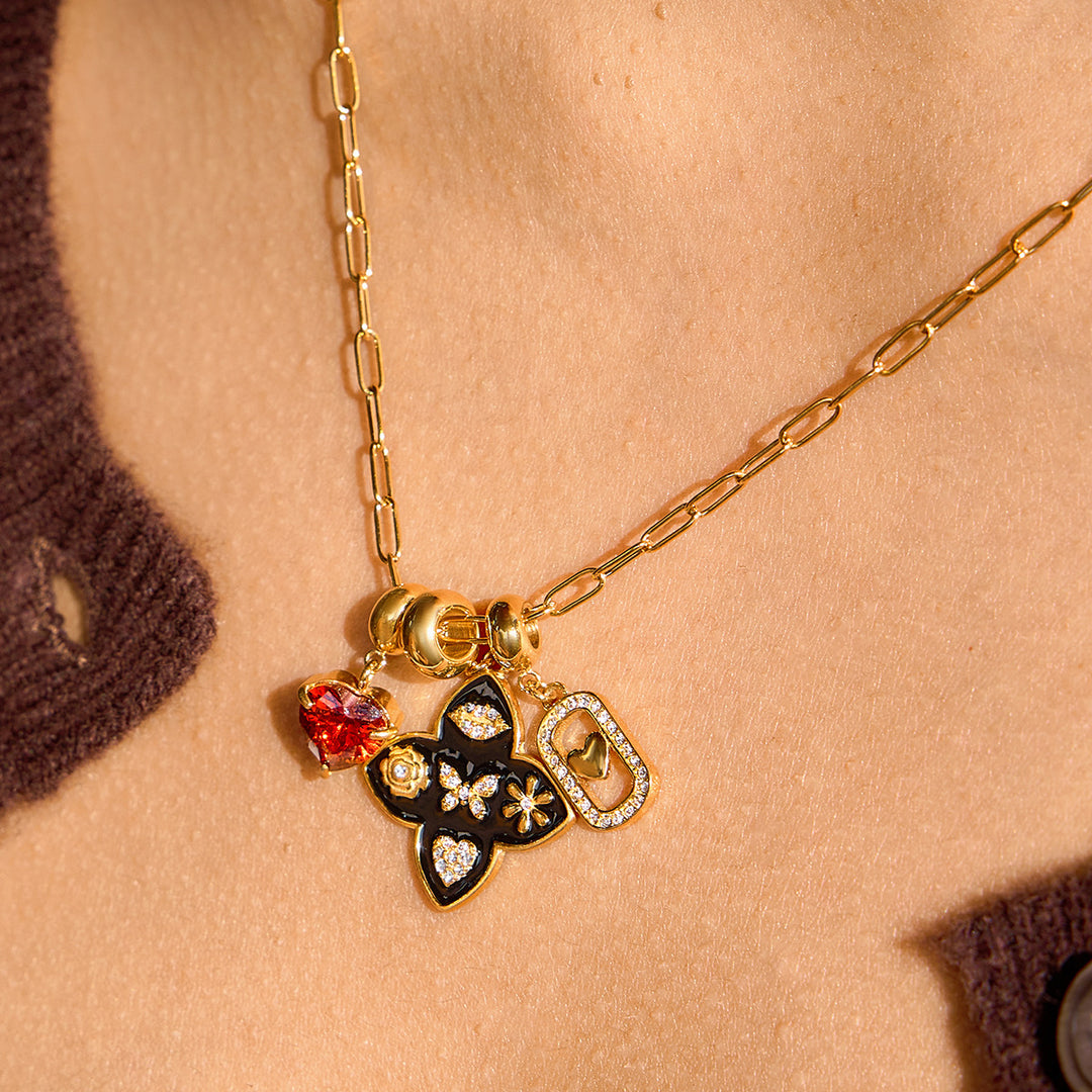 Soline Vintage Charm Necklace