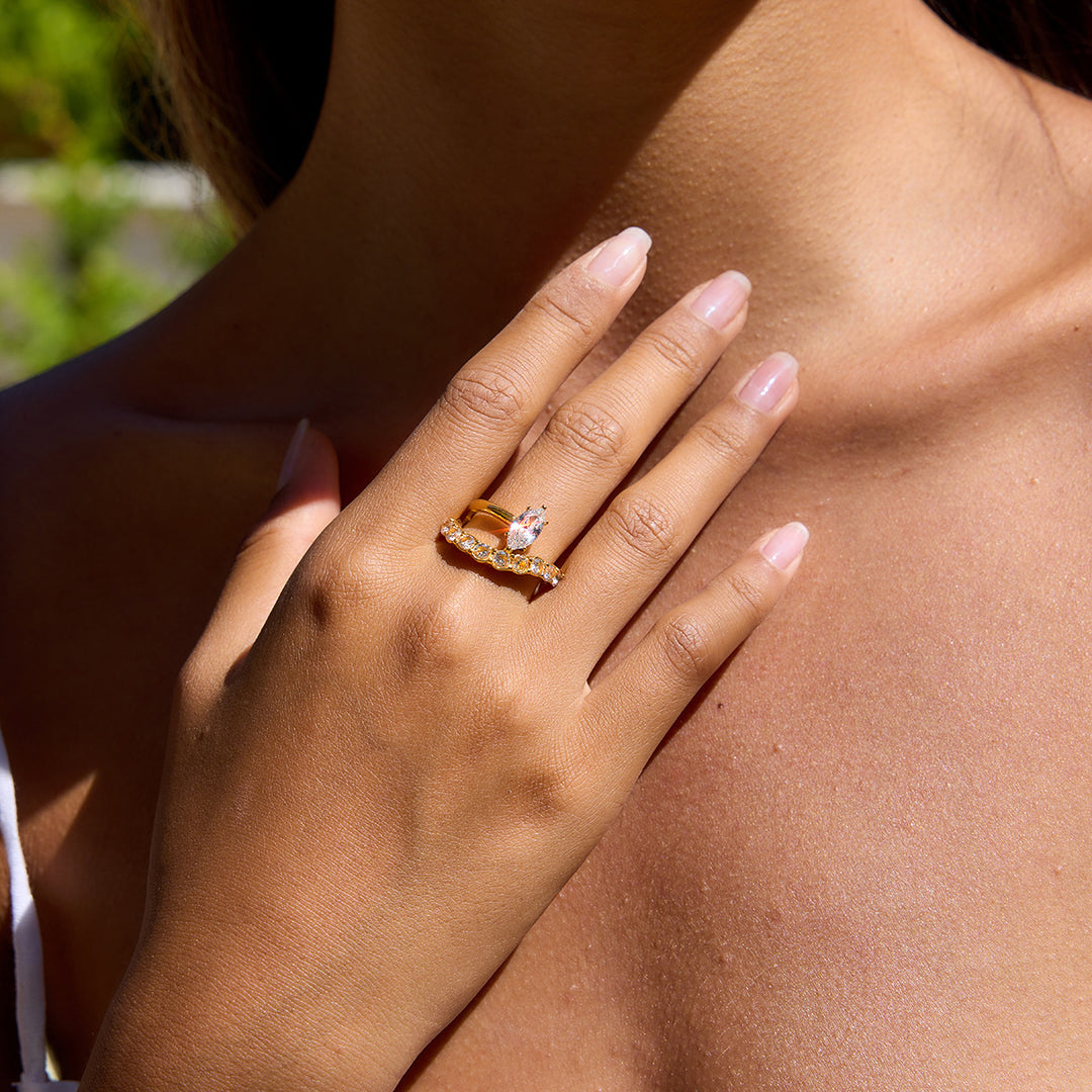 Calina Marquise Diamond Ring