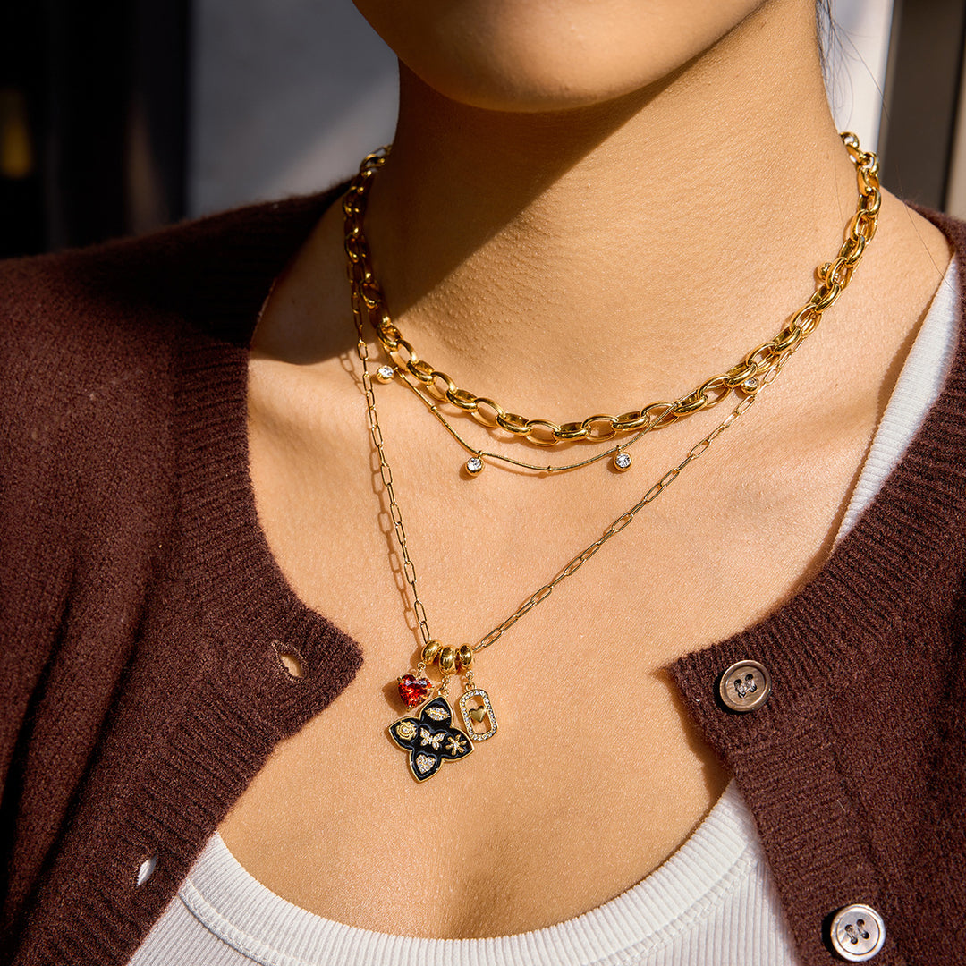 Soline Vintage Charm Necklace