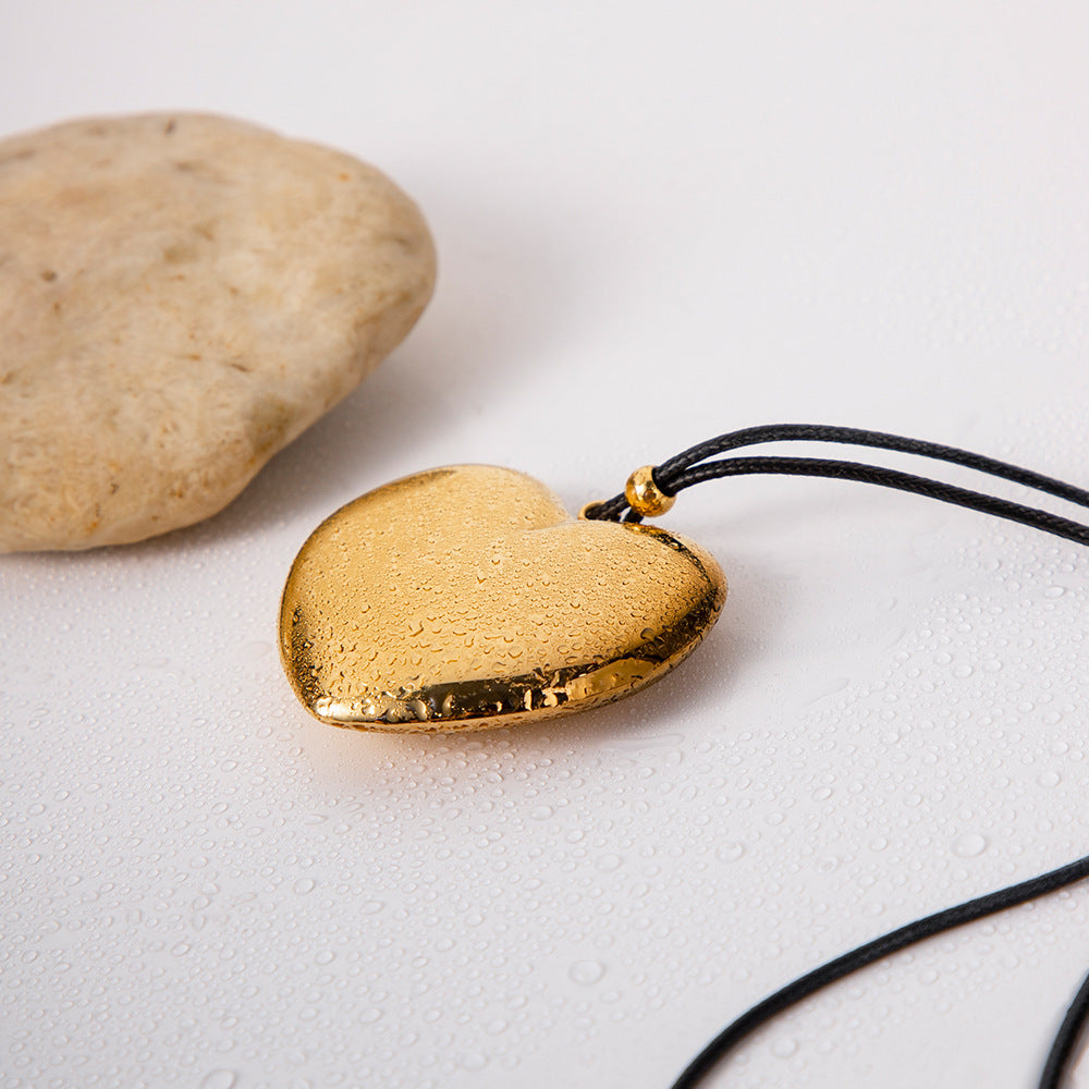 Ophelia Gold Heart Necklace Image