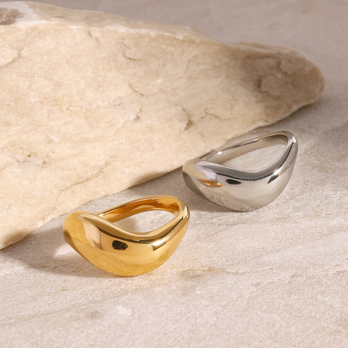 Lana Formless Gold Ring Image