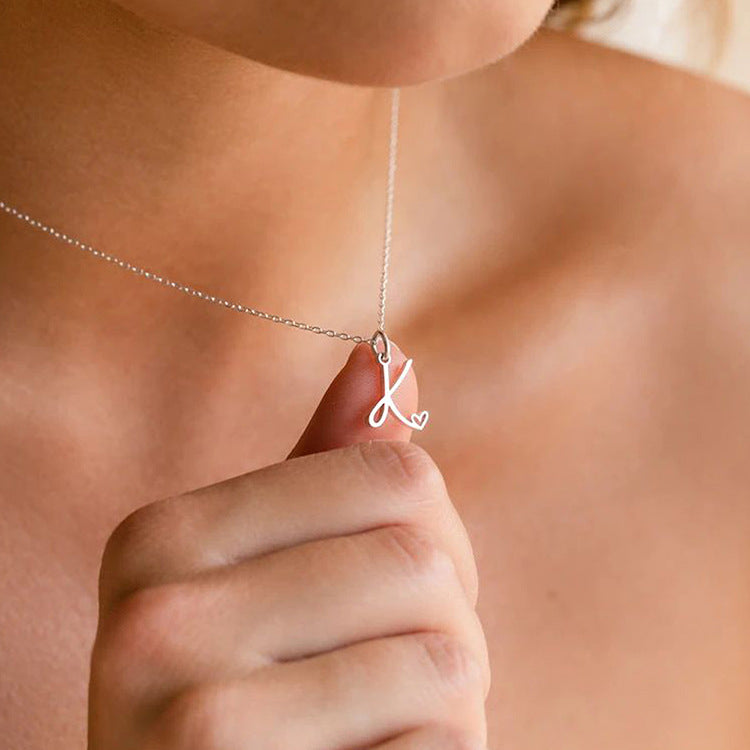 Sienna Initial Letter Necklace Image
