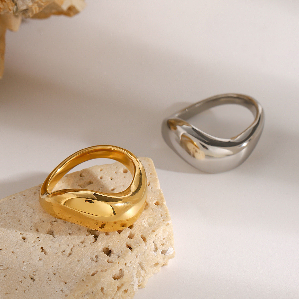 Lana Formless Gold Ring Image