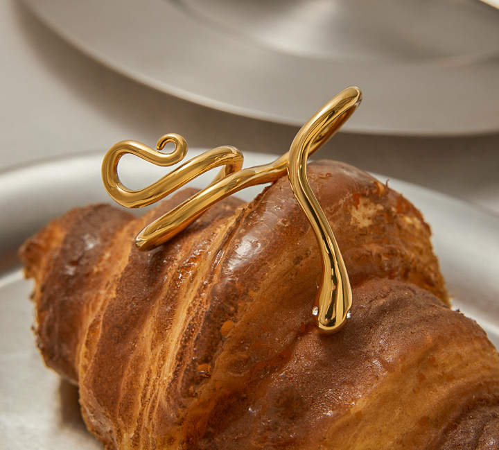 Gemmie Golden Snake Ring