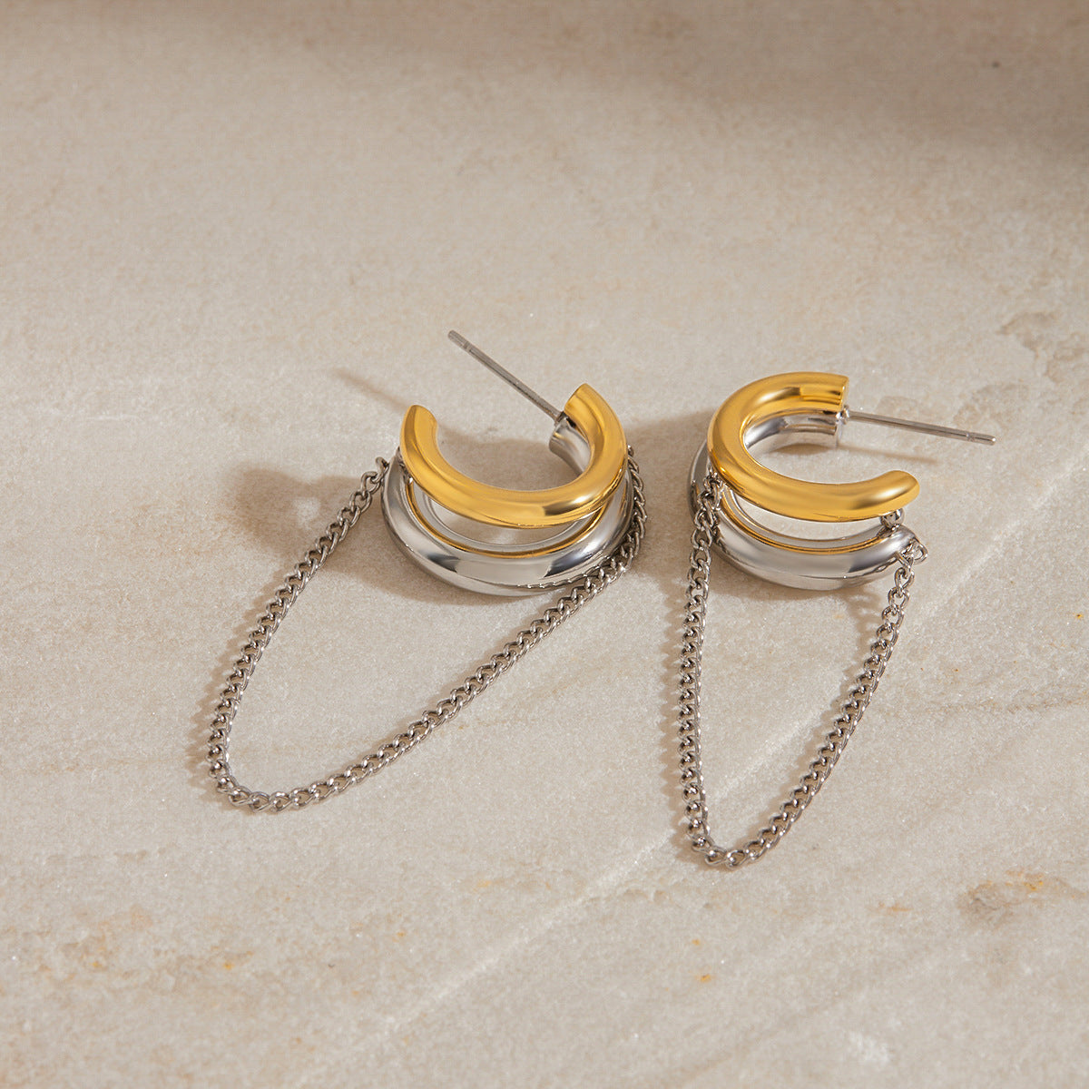 Galilea Link Chain Hoops Image