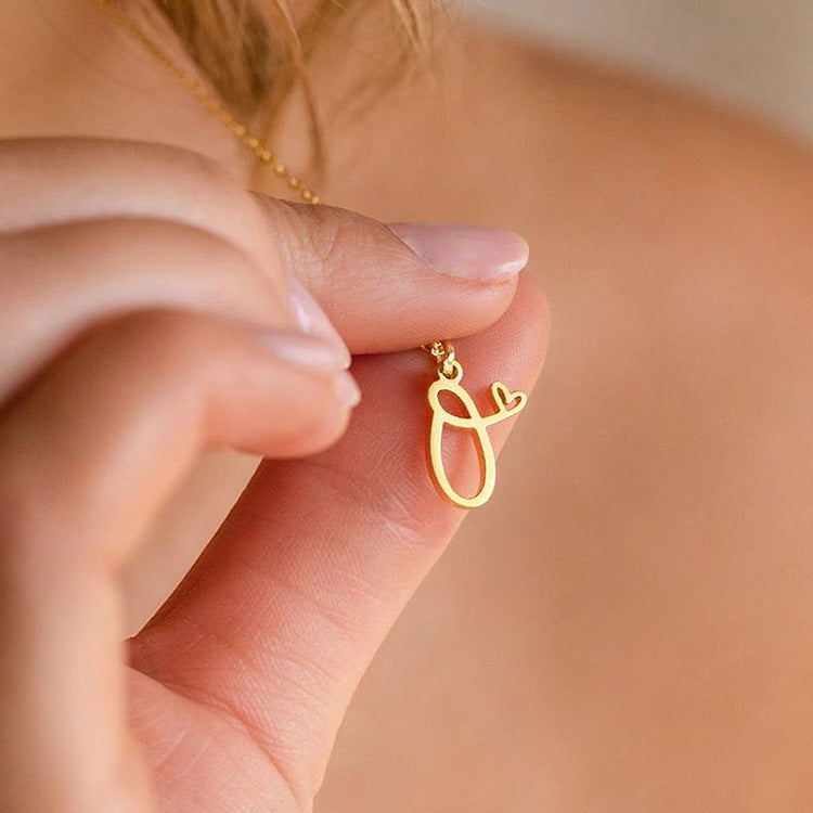 Sienna Initial Letter Necklace Image
