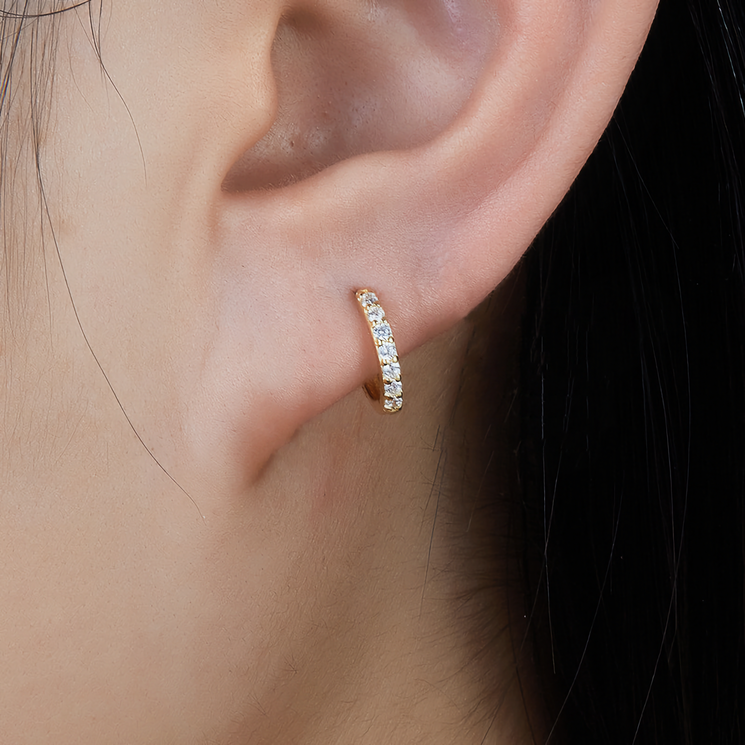 Alexandria Huggie Earrings Image