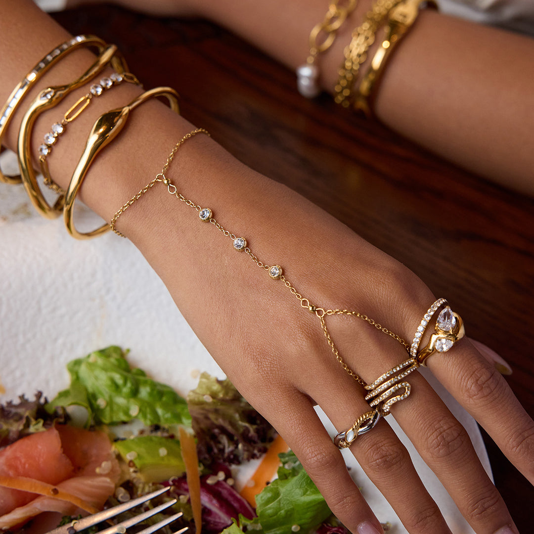 Nerisse Two-Tone Twist Ring