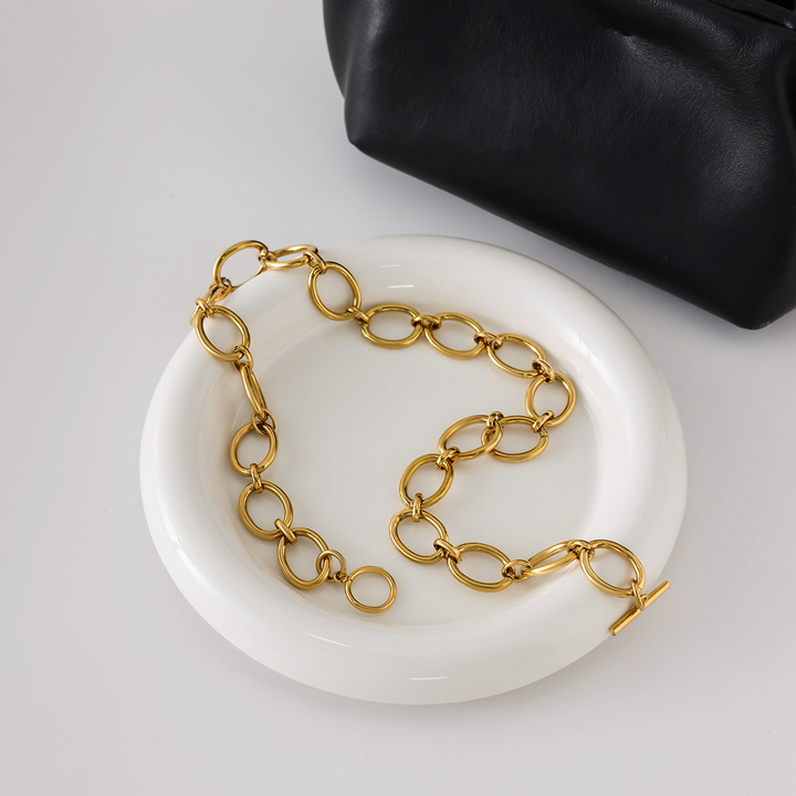 Cielle Chunky Gold Chain Necklace