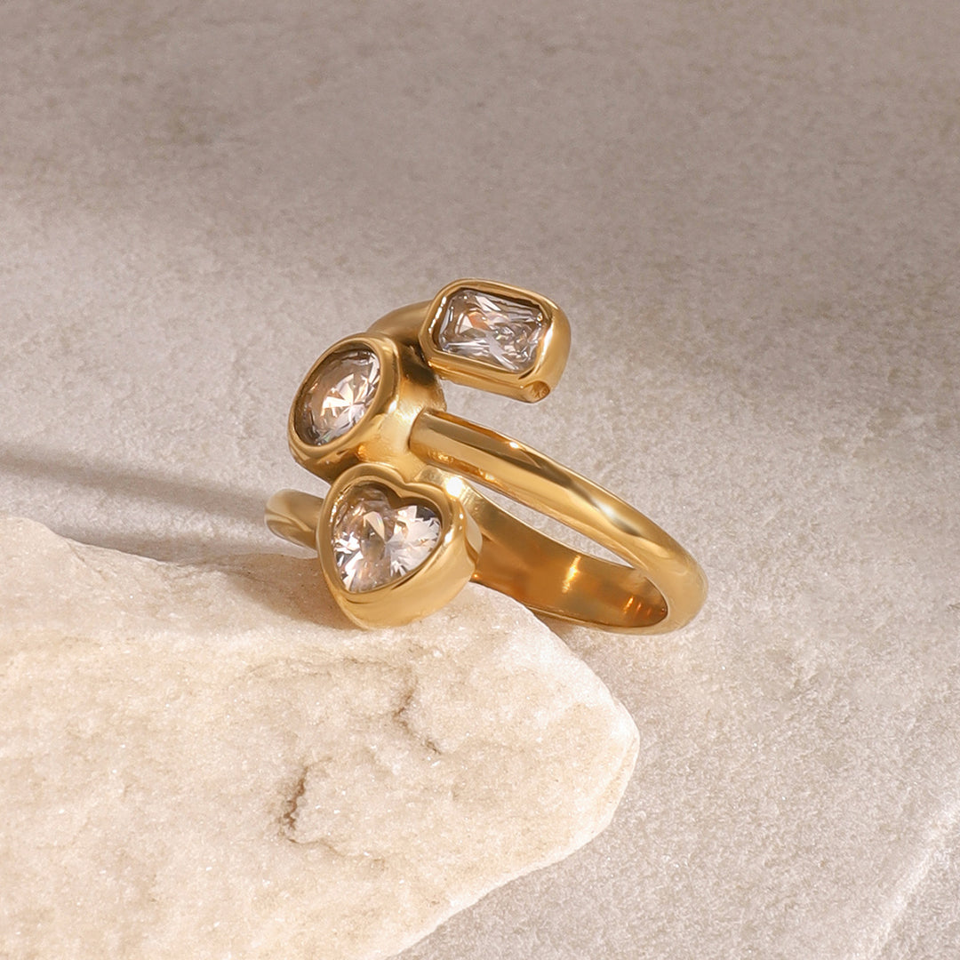Amelina Layered Diamond Ring