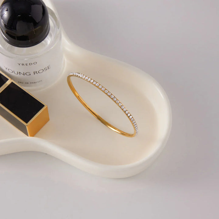 Kalista Diamond Gold Bangle