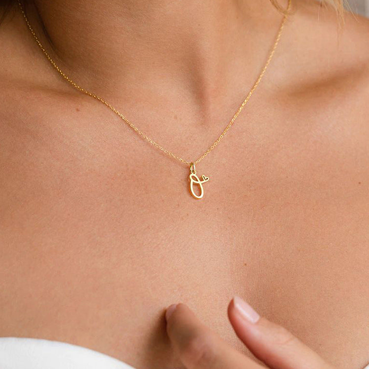 Sienna Initial Letter Necklace Image