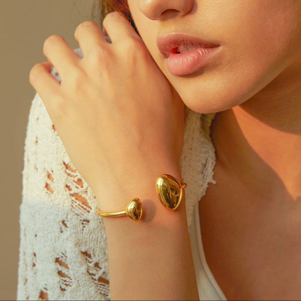 Mallory Minimalist Gold Cuff