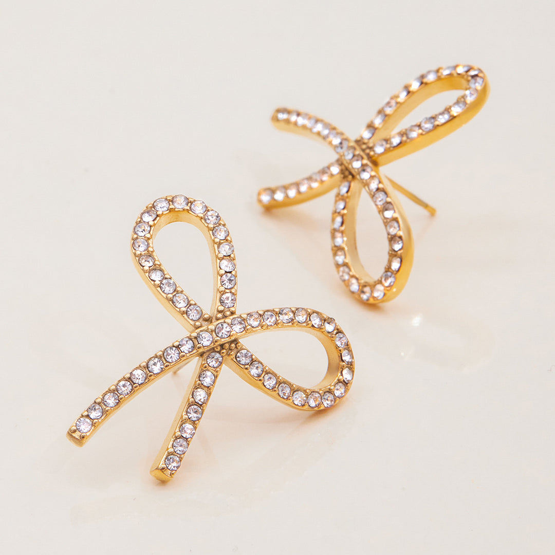 Dannah Diamond Bow Tie Earrings