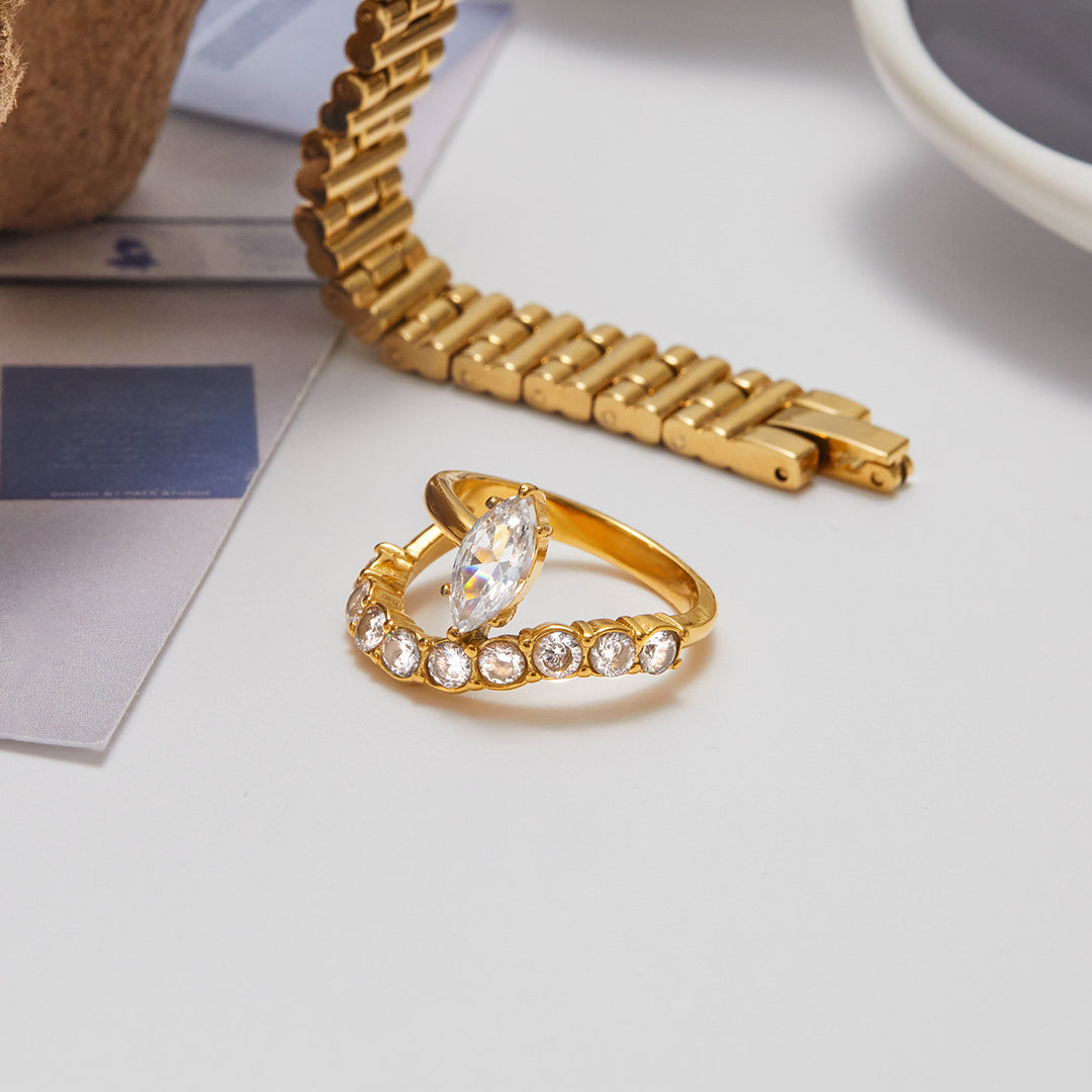 Calina Marquise Diamond Ring