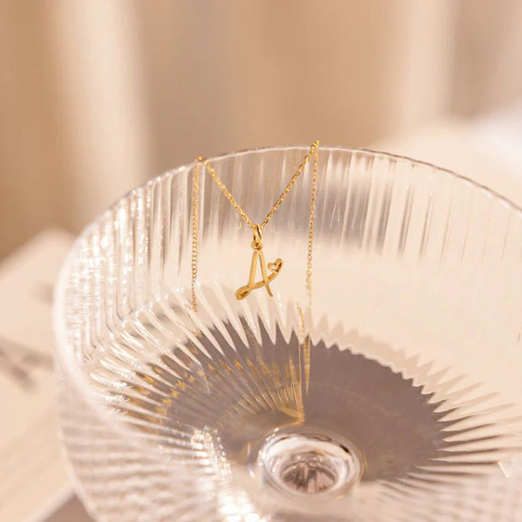 Sienna Initial Letter Necklace Image