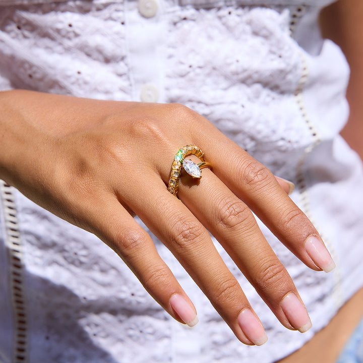 Calina Marquise Diamond Ring