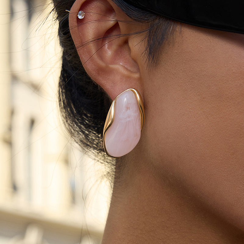 Amelise Polished Gemstone Earrings Image
