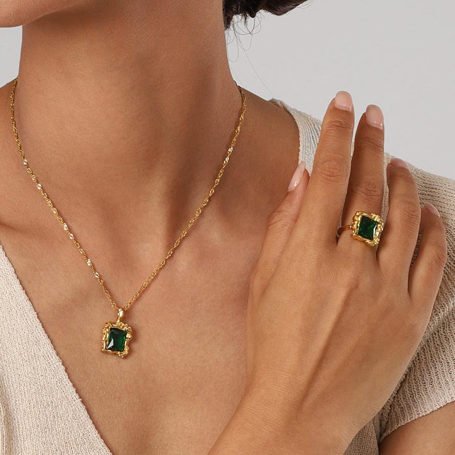 Priscilla Emerald Ring Image