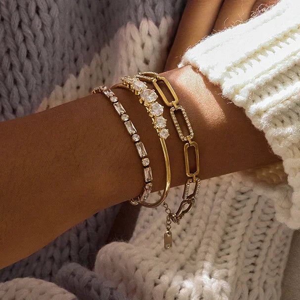 Aveline Diamond Gold Bracelet Image