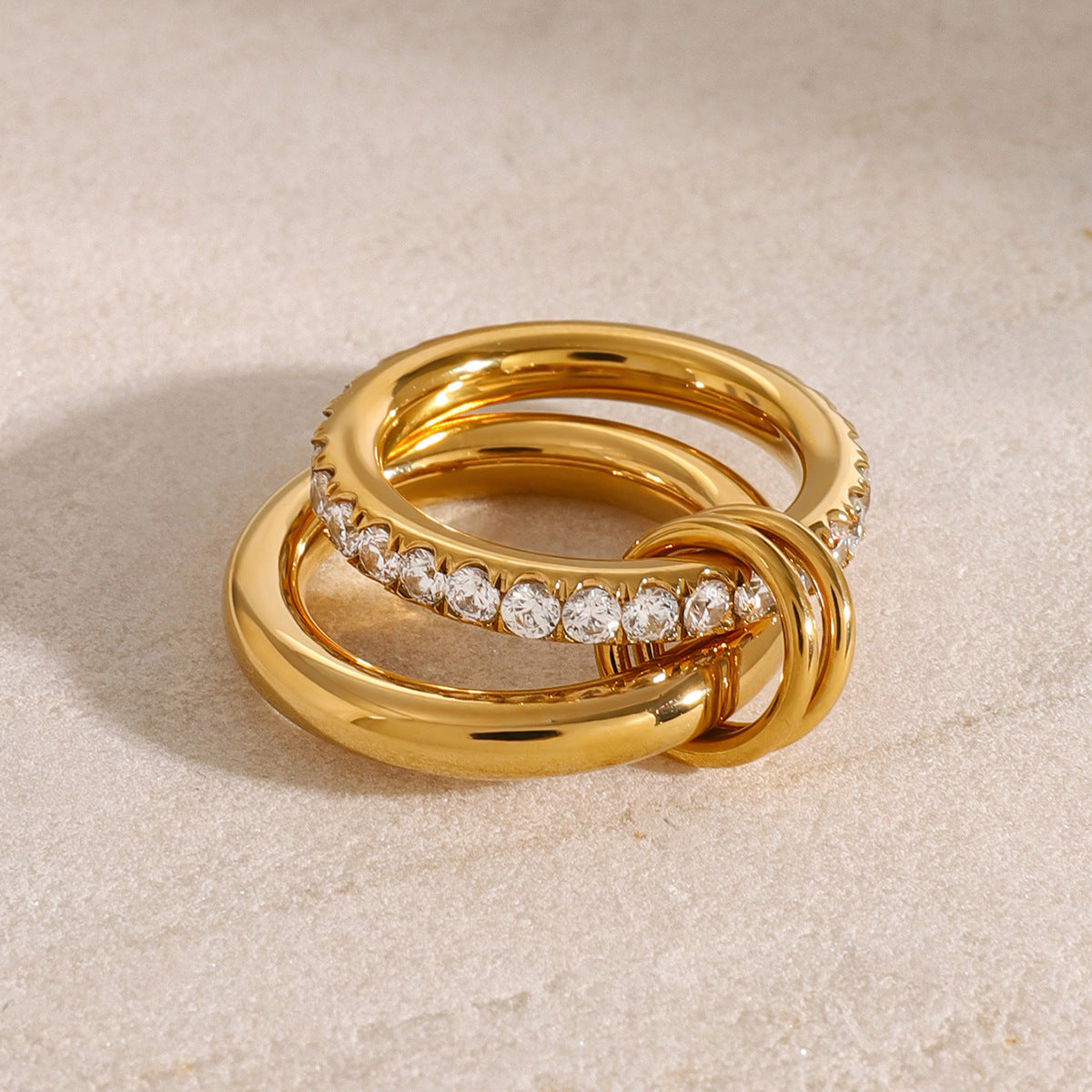 Alison Stacked Diamond Ring Image
