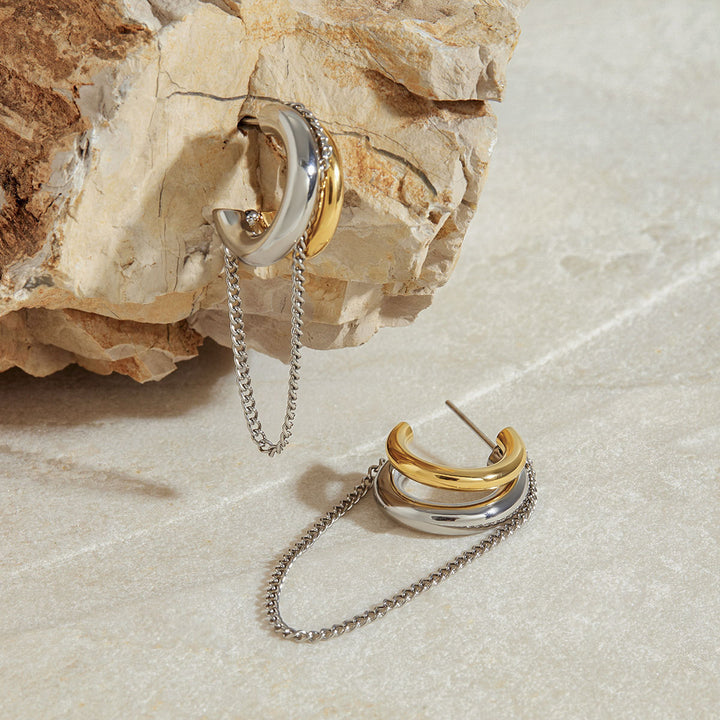 Galilea Link Chain Hoops