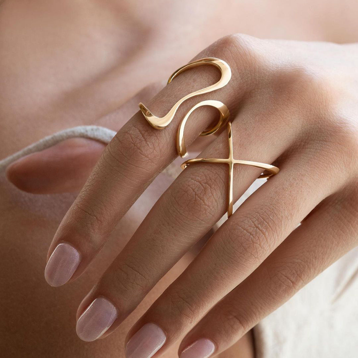 Mosaic Gold Ring Image