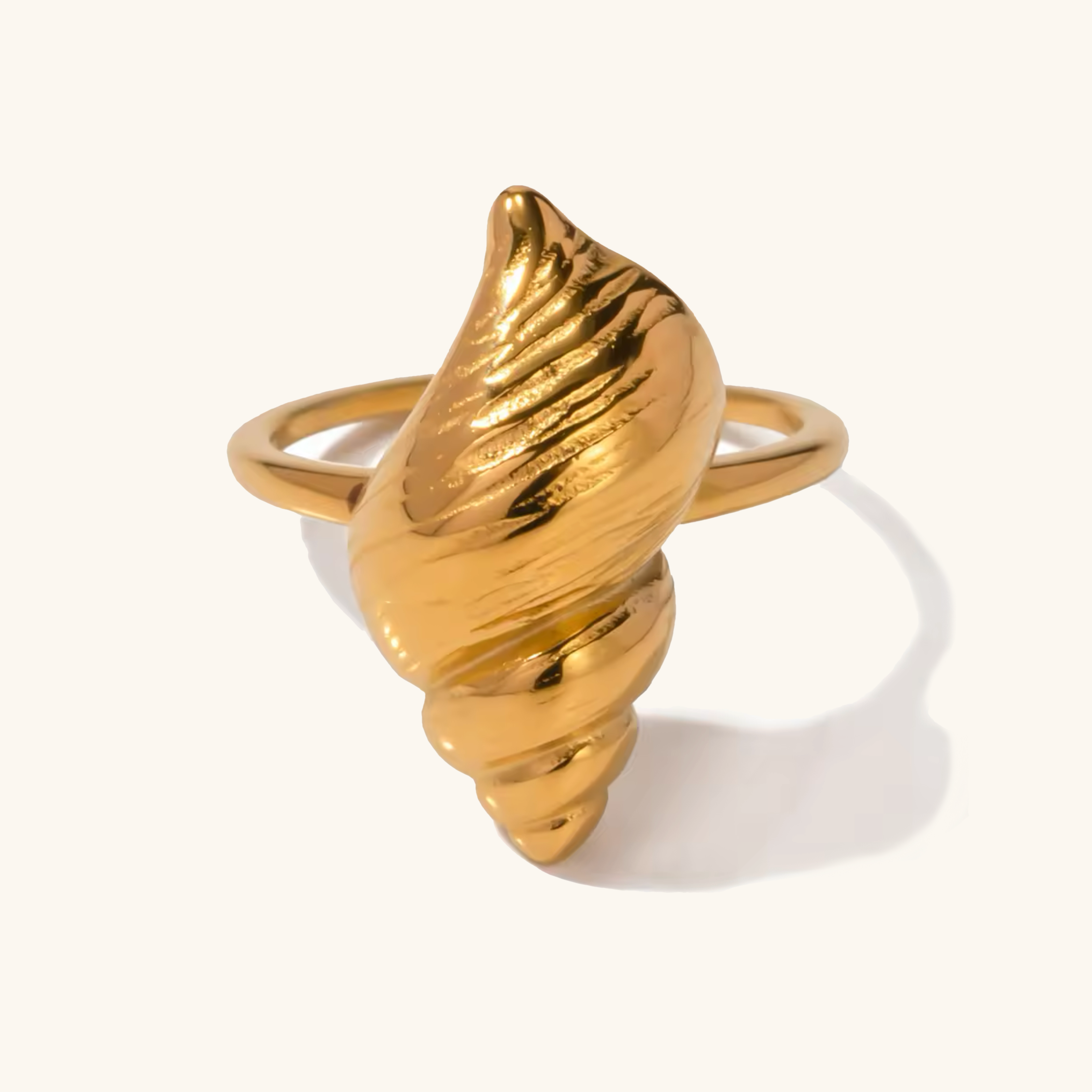 Ohana Sea Conch Gold Ring Image