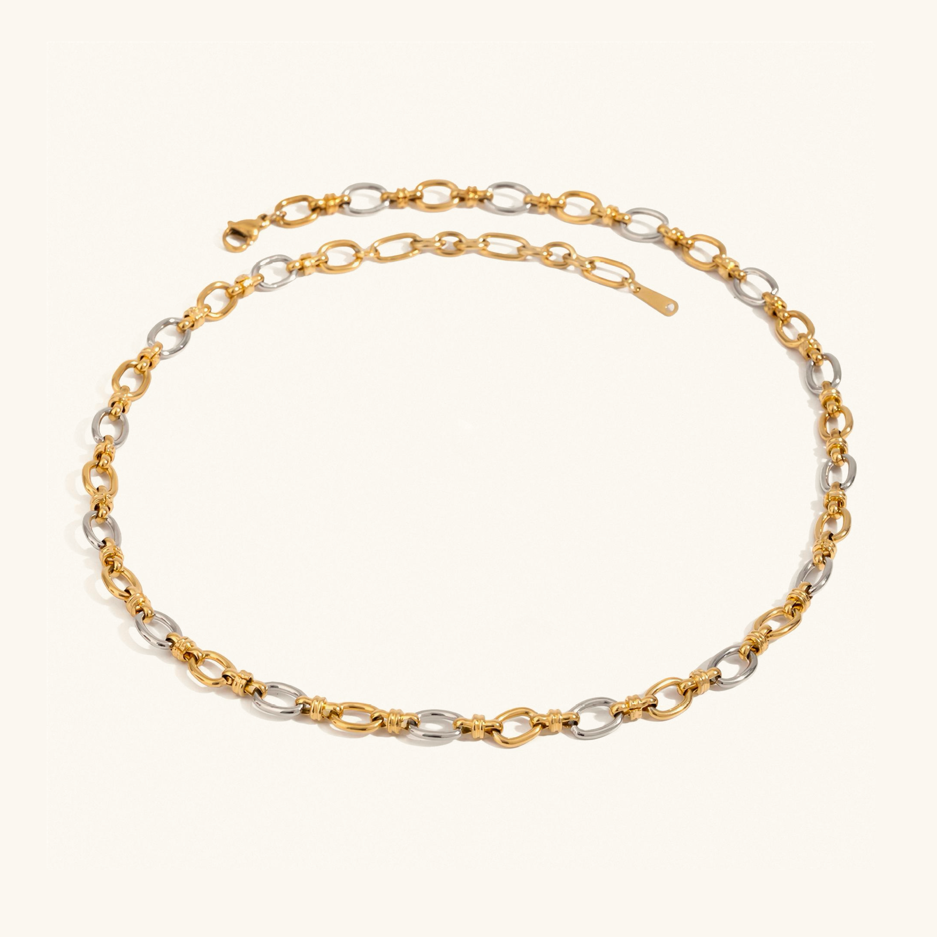 Addison Two Tone Gold Necklace Image