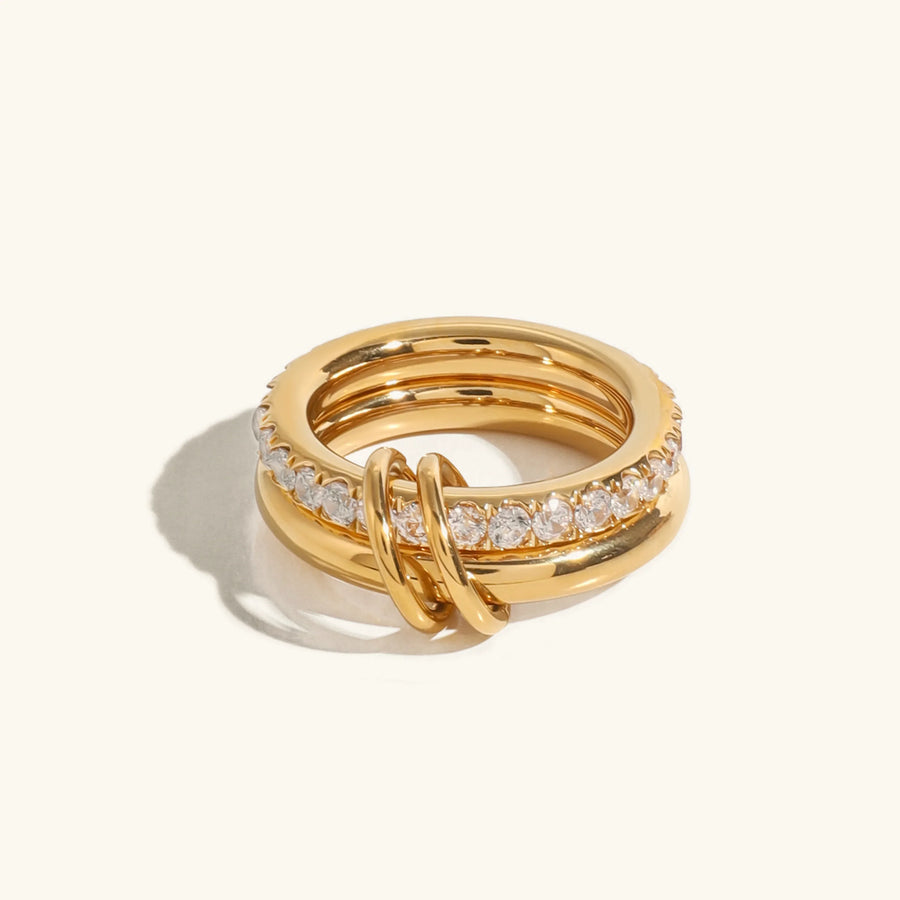 Avari Golden Rings Avaria Jewelry - High Quality Affordable Waterproof Timeless Jewelry