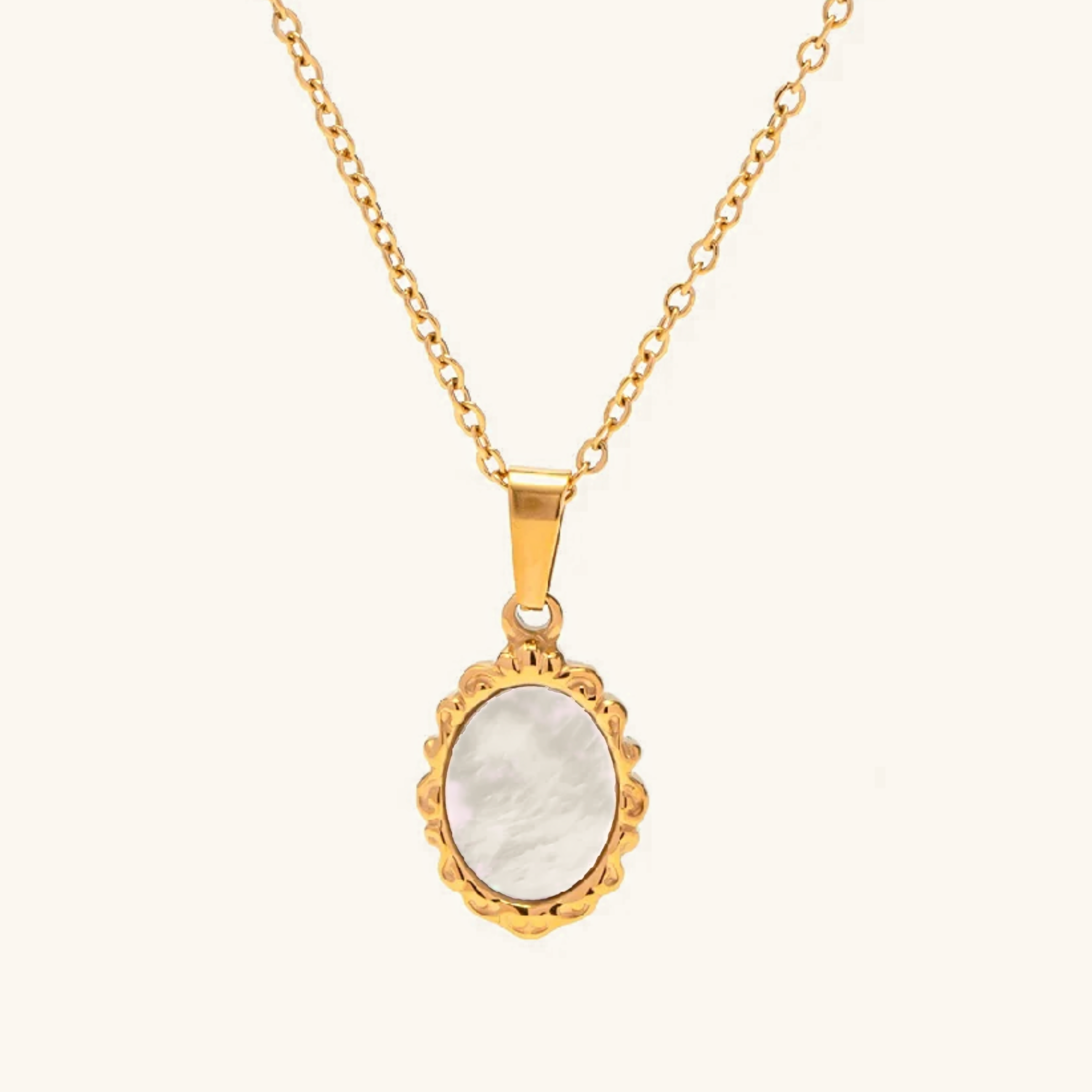 Roselle Vintage Mother Of Pearl Pendant Image