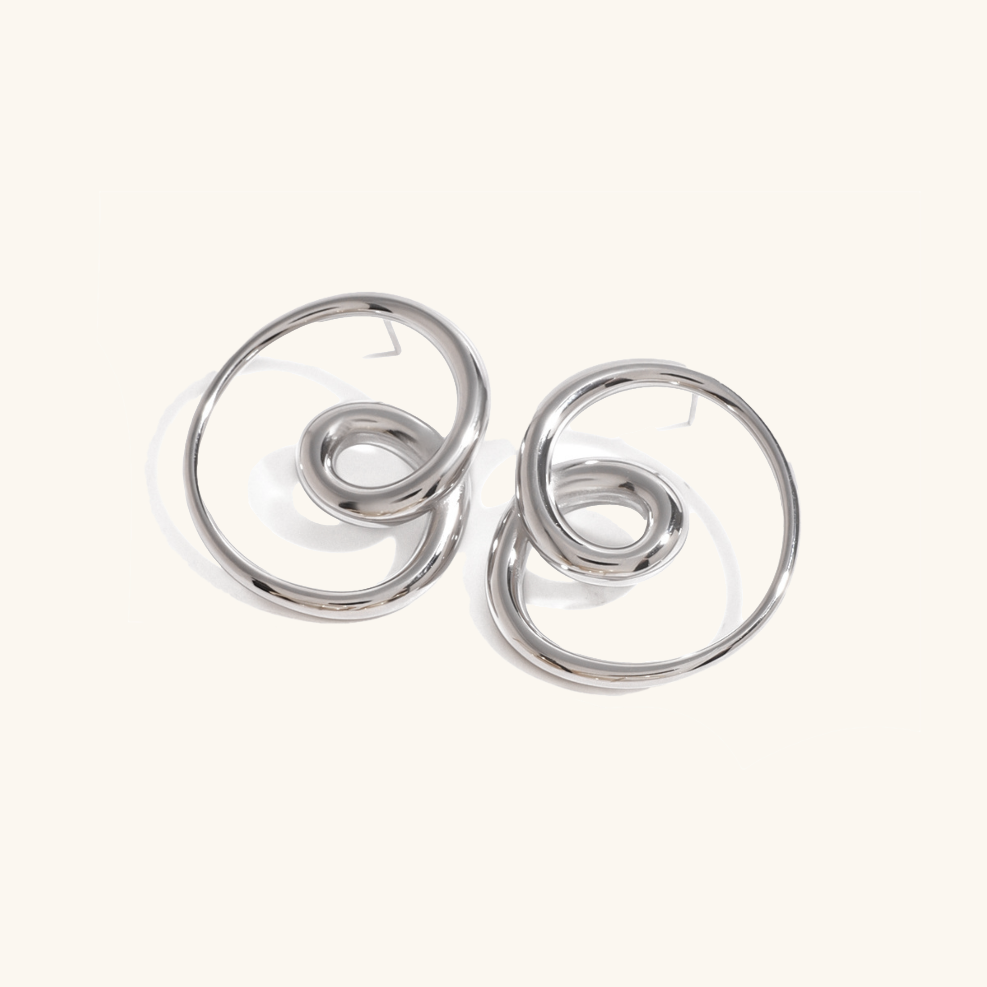 Angelique Golden Twist Earrings Image