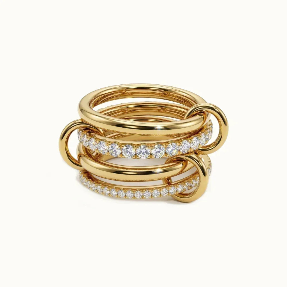 Becca Stacked Diamond Ring Image