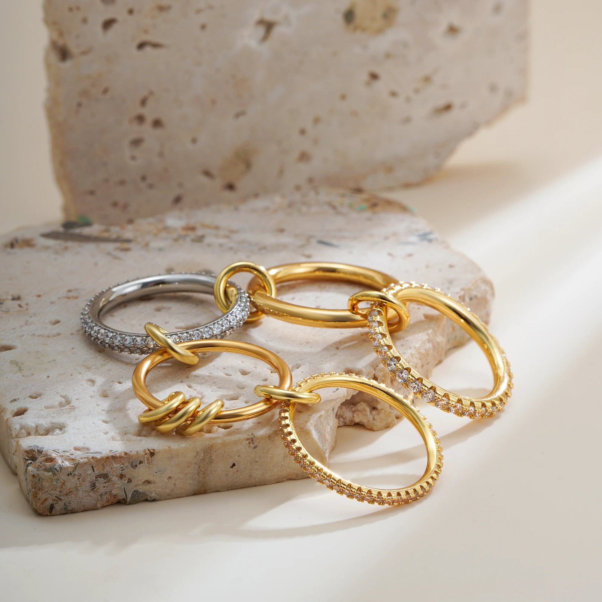 Blaise Stacked Diamond Ring Image