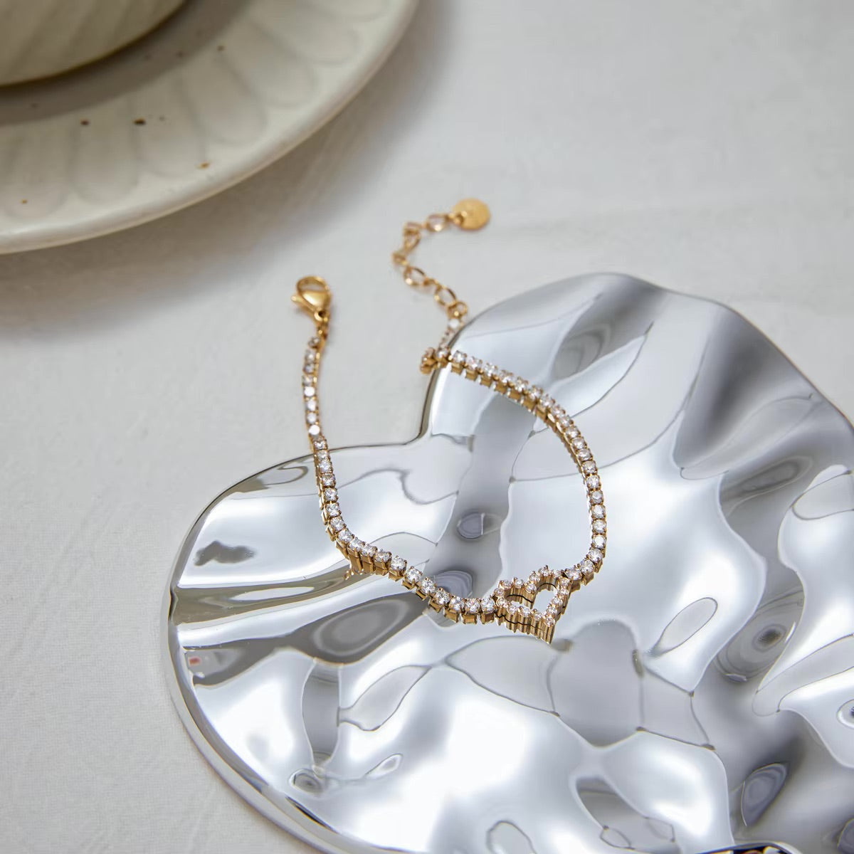Patrice Diamond Heart Bracelet Image