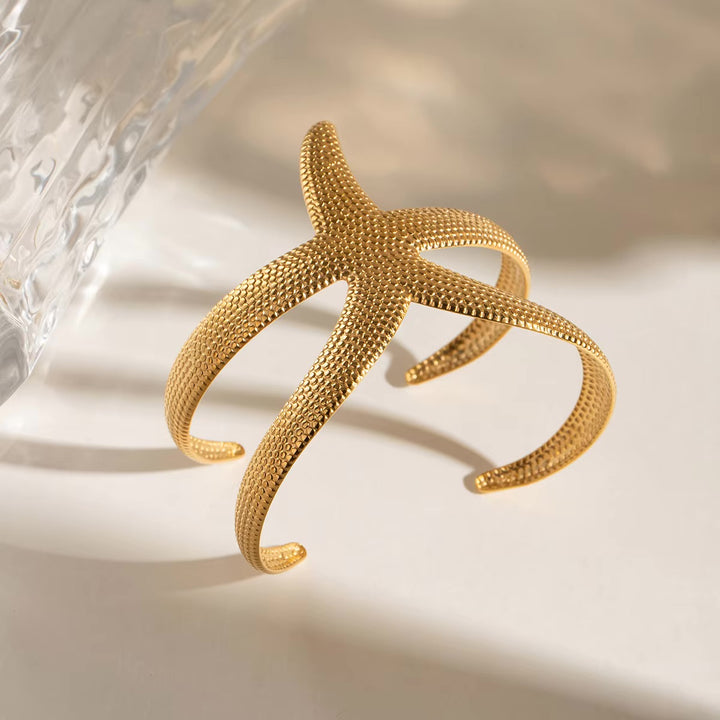 Annika Gold Starfish Cuff