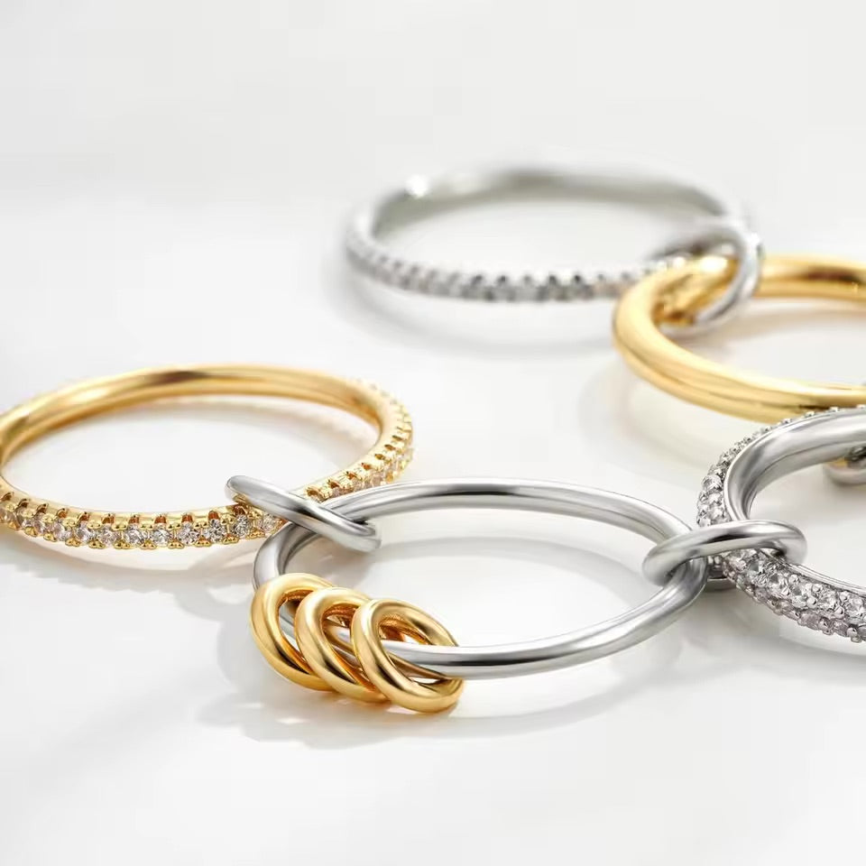 Collina Stacked Diamond Ring Image