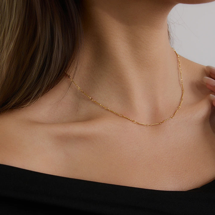 Amy Linked Chain Gold Necklace