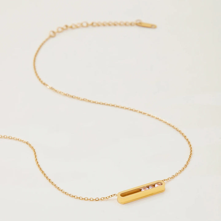 Abby Sculpted Gold Pendant