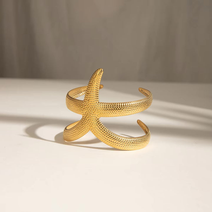 Annika Gold Starfish Cuff