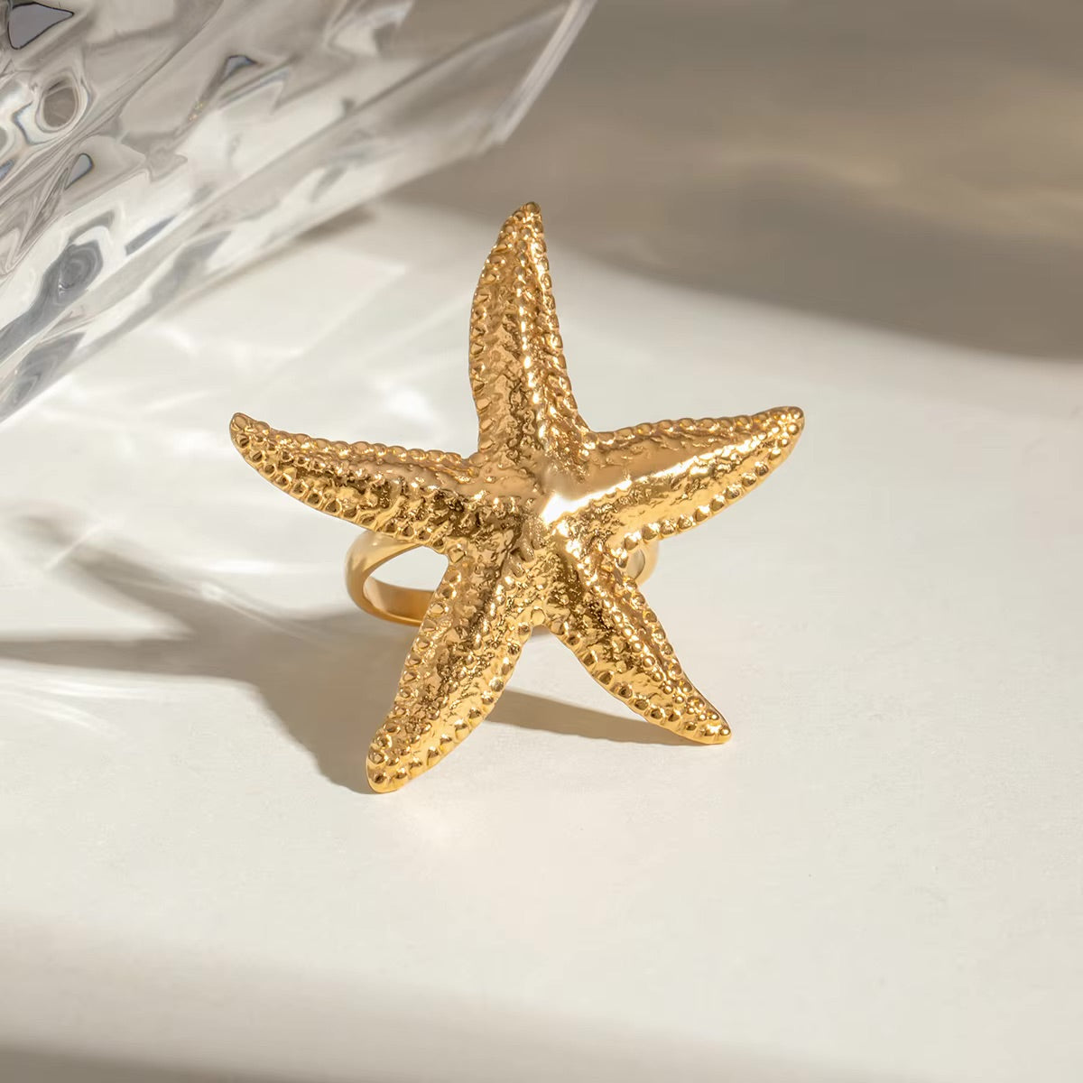 Seabreeze Gold Starfish Ring Image