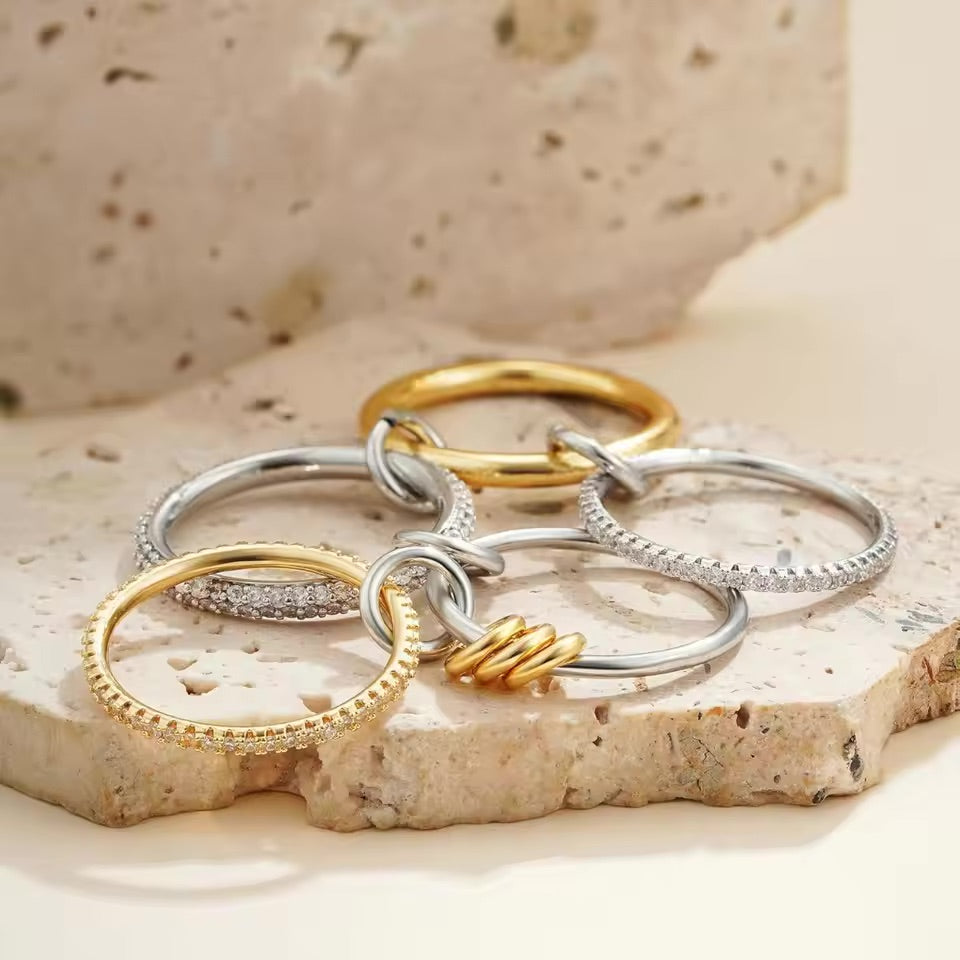 Collina Stacked Diamond Ring Image