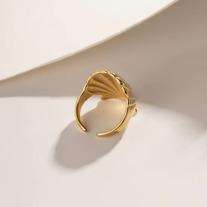 Aloha Gold Seashell Ring