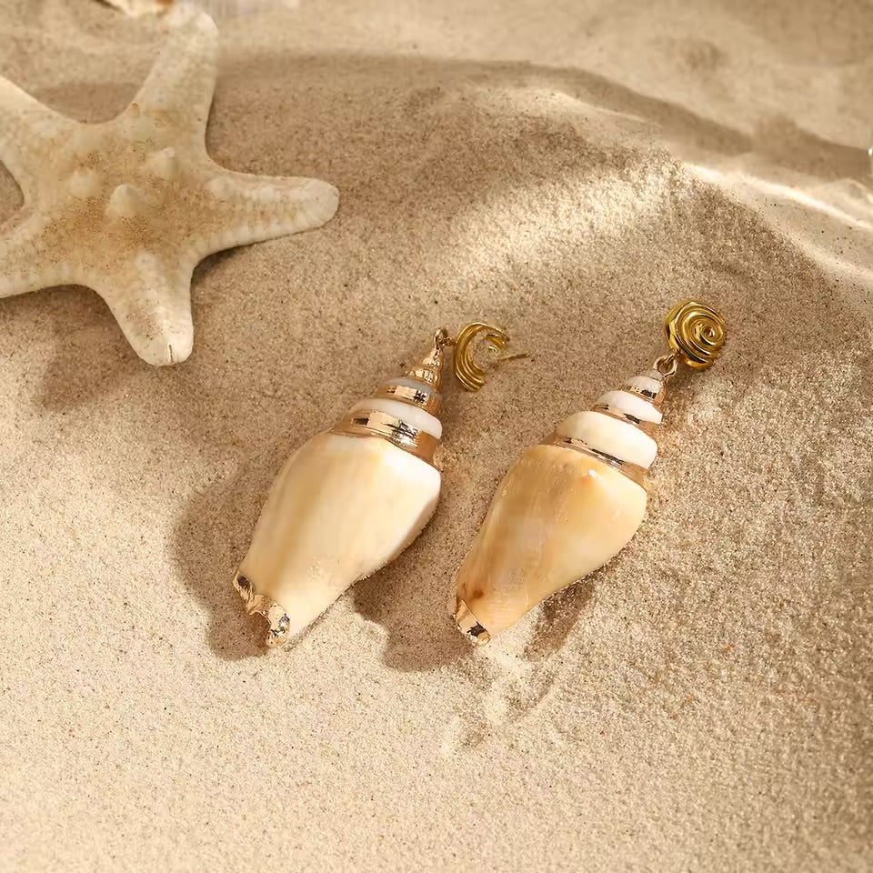 Sabrina Seashell Earrings Image