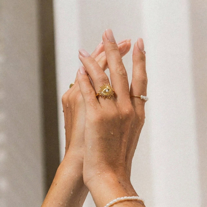 Solana Gold Ring