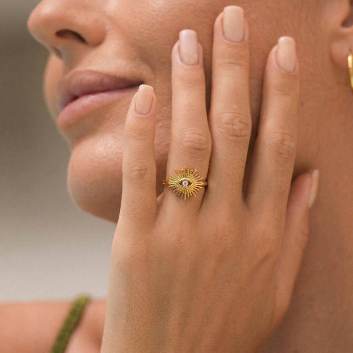 Solana Gold Ring