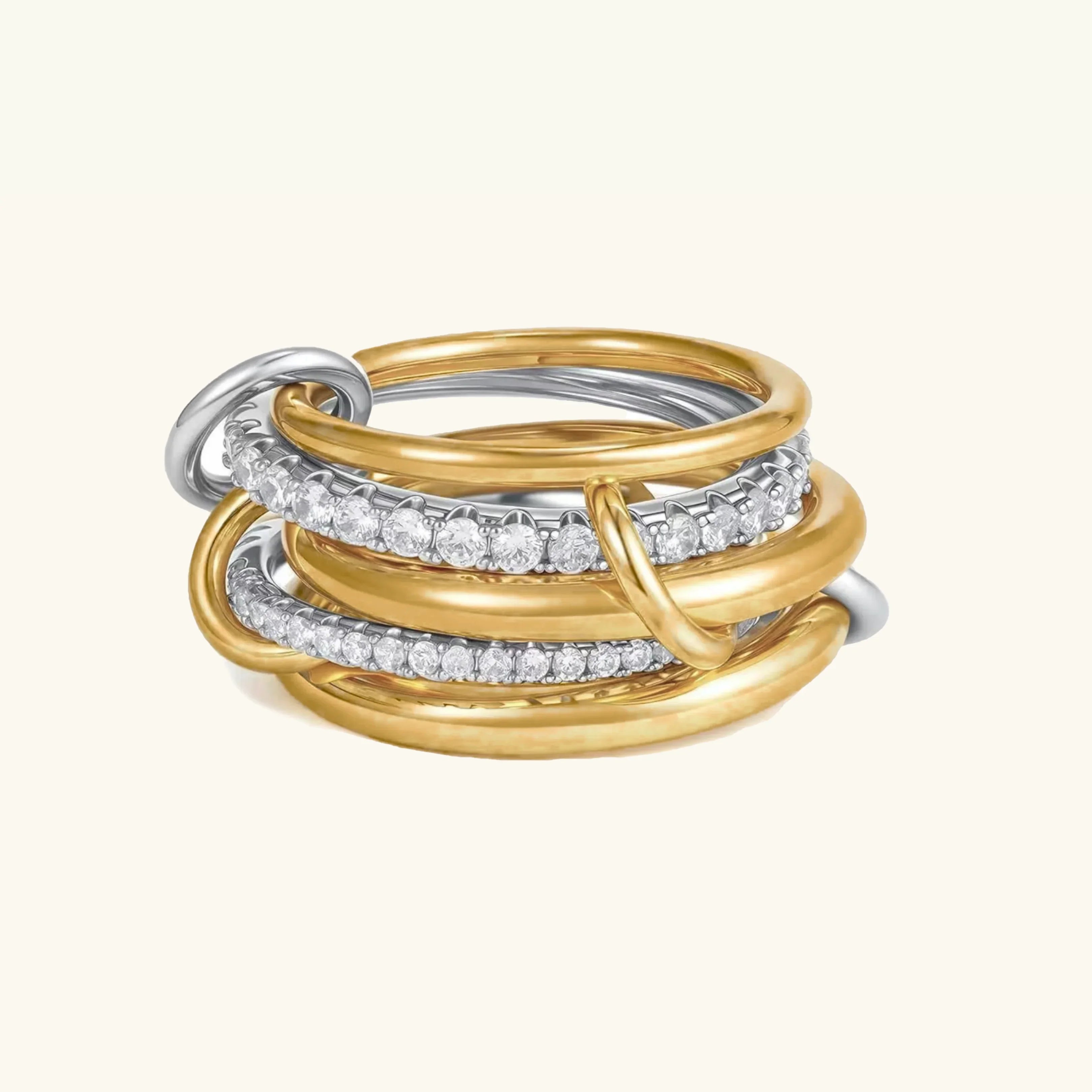 Avar Rings Vera Stacked Diamond Ring – Avaria