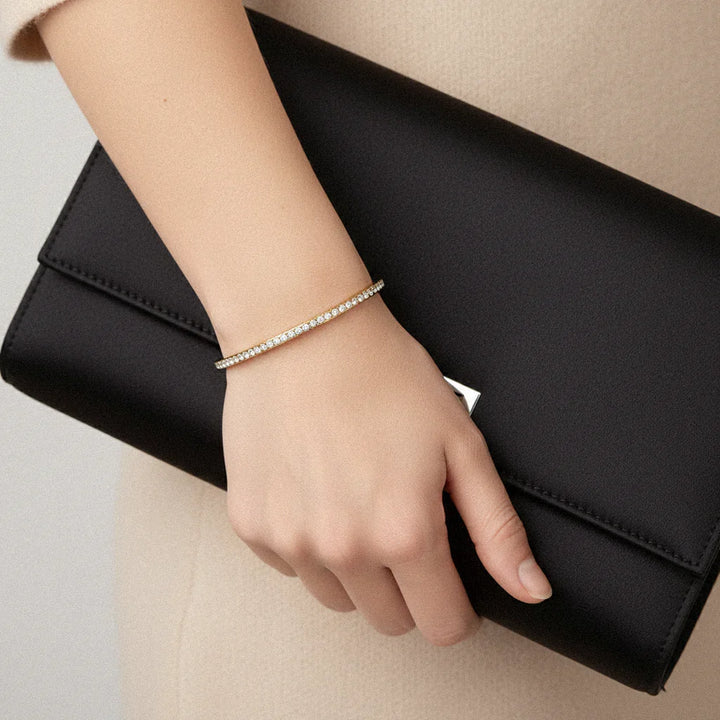 Kalista Diamond Gold Bangle