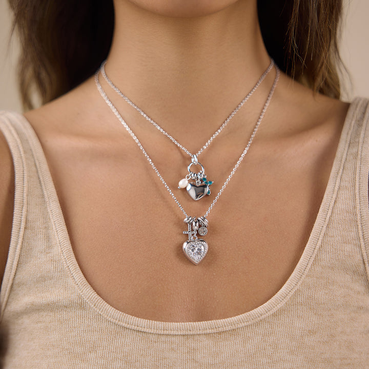 Ottilie Heart Charm Necklace